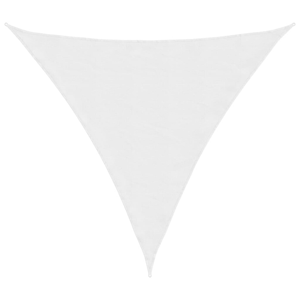 Vidaxl Sunshade Sail Oxford Fabric Triangular 4X4x4 M Sunscreen Canopy White