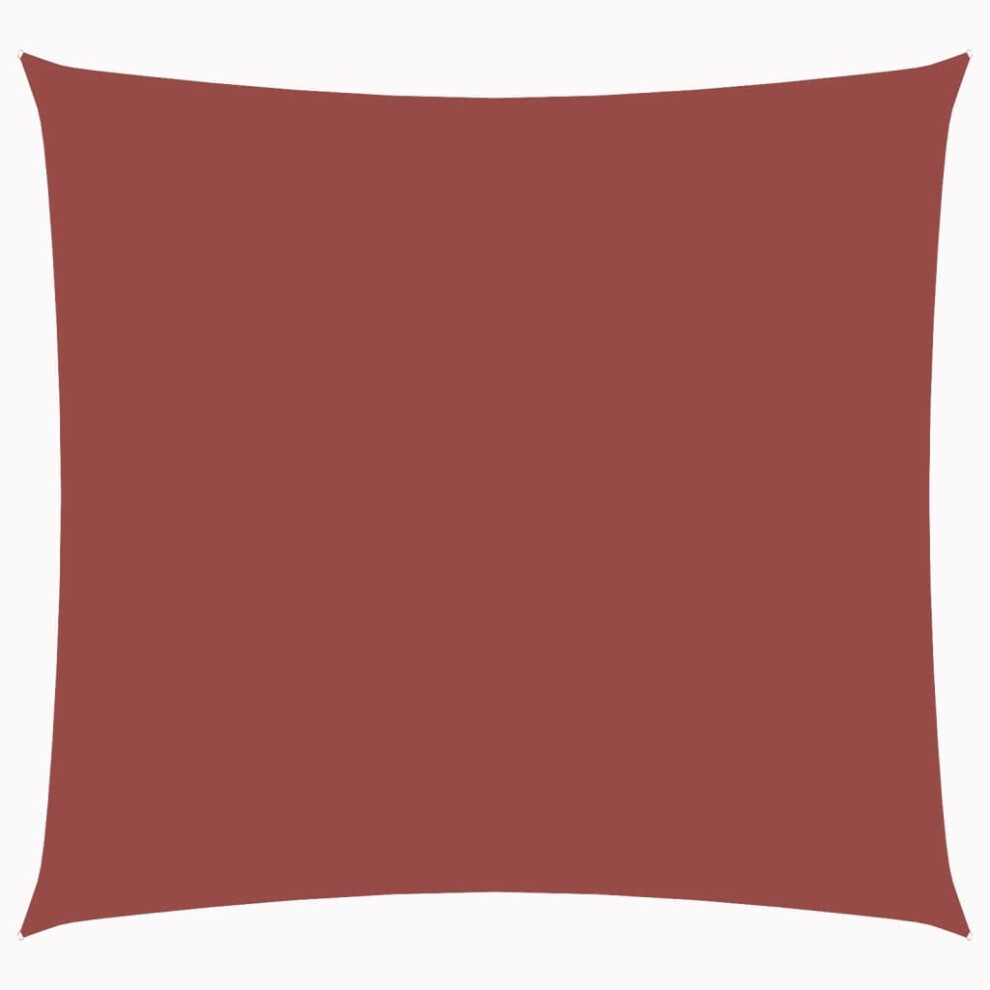 Vidaxl Sunshade Sail Oxford Fabric Square 4X4 M Terracotta Patio Shade Canopy