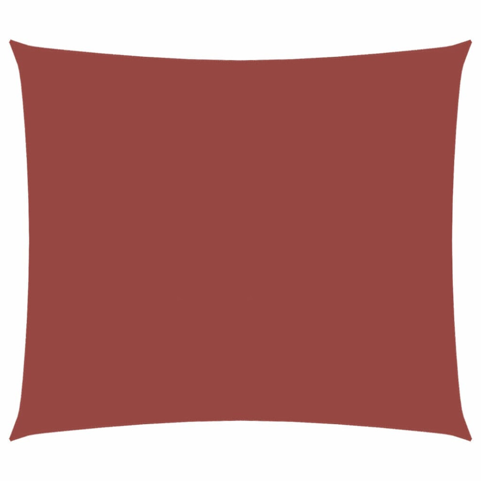 vidaXL Sunshade Sail Oxford Fabric Rectangular 2.5x3 m Terracotta Shade Canopy