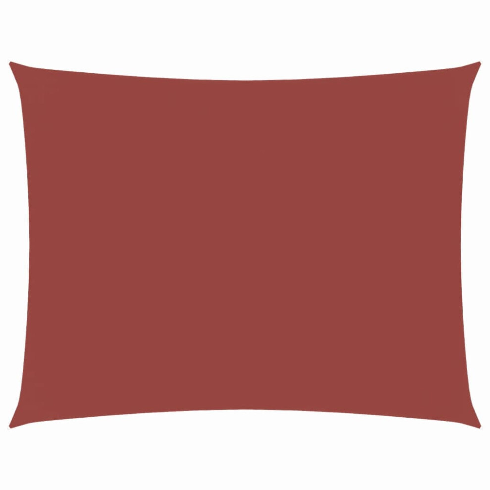 Vidaxl Sunshade Sail Oxford Fabric Rectangular 3X4 M Terracotta Shade Canopy