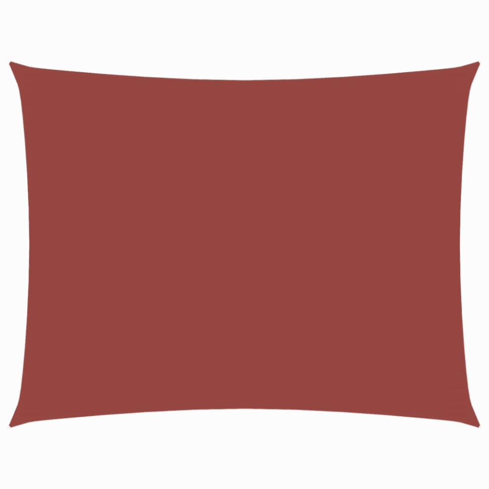 vidaXL Sunshade Sail Oxford Fabric Rectangular 5x6 m Terracotta Patio Shade