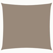 vidaXL Sonnensegel Oxford-Gewebe Quadratisch 3x3 m Taupe