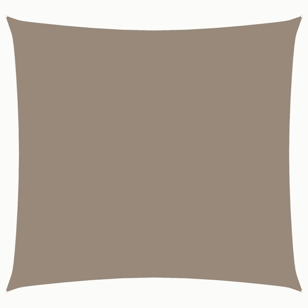 Vidaxl Sunshade Sail Oxford Fabric Square 3X3 M Taupe Patio Sunscreen Canopy
