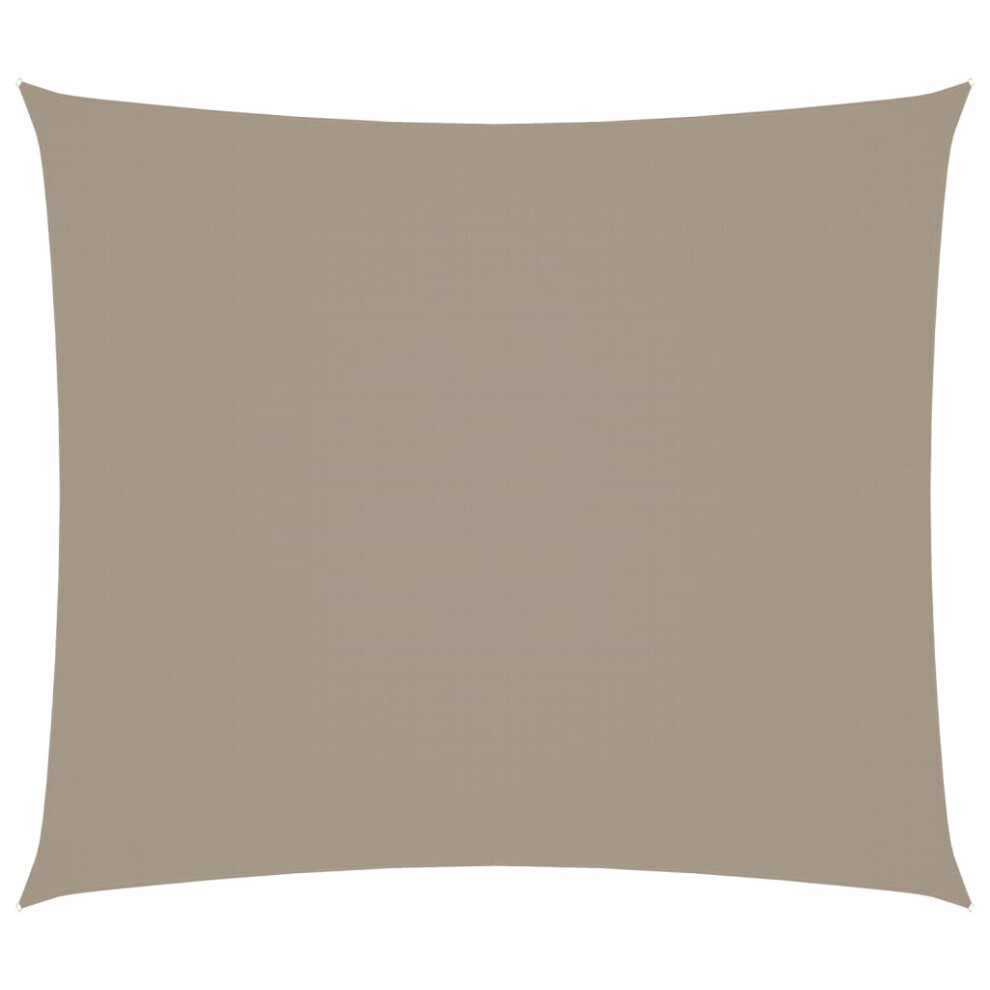 vidaXL Sunshade Sail Oxford Fabric Rectangular 2.5x3 m Taupe Shade Canopy