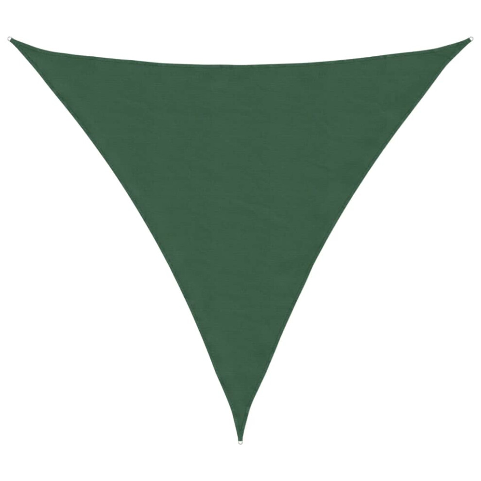 Vidaxl Sunshade Sail Oxford Fabric Triangular 4X4x4 M Dark Green Patio Canopy