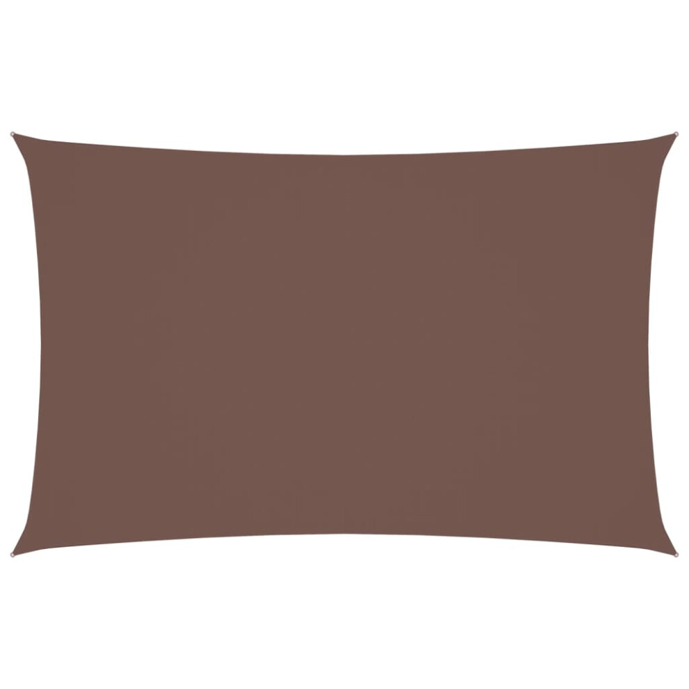 Vidaxl Sunshade Sail Oxford Fabric Rectangular 2X4.5 M Brown Sunscreen Canopy