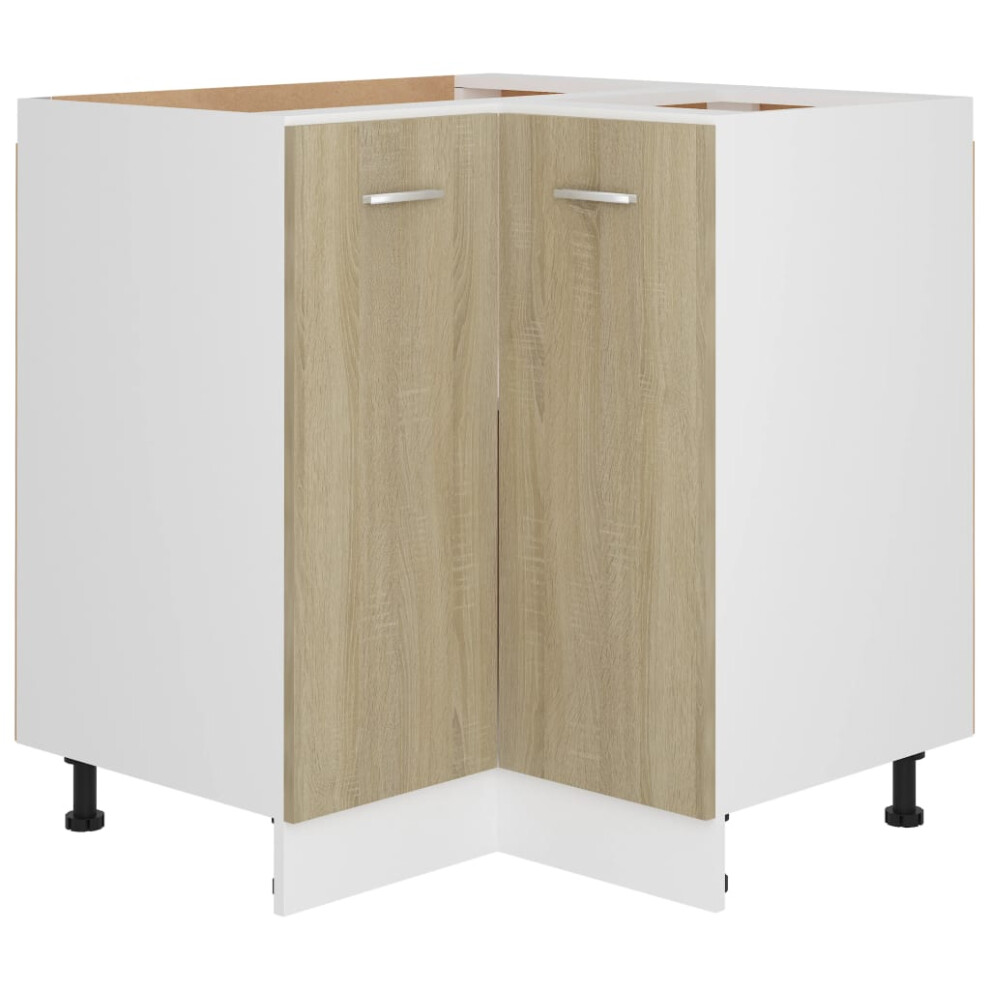 Vidaxl Kitchen Cabinet Sonoma Oak Engineered Wood Kitchen Storage Organiser