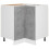 VidaXL vidaXL Kitchen Cabinet Concrete Grey Engineered Wood Kitchen Storage Organiser 1