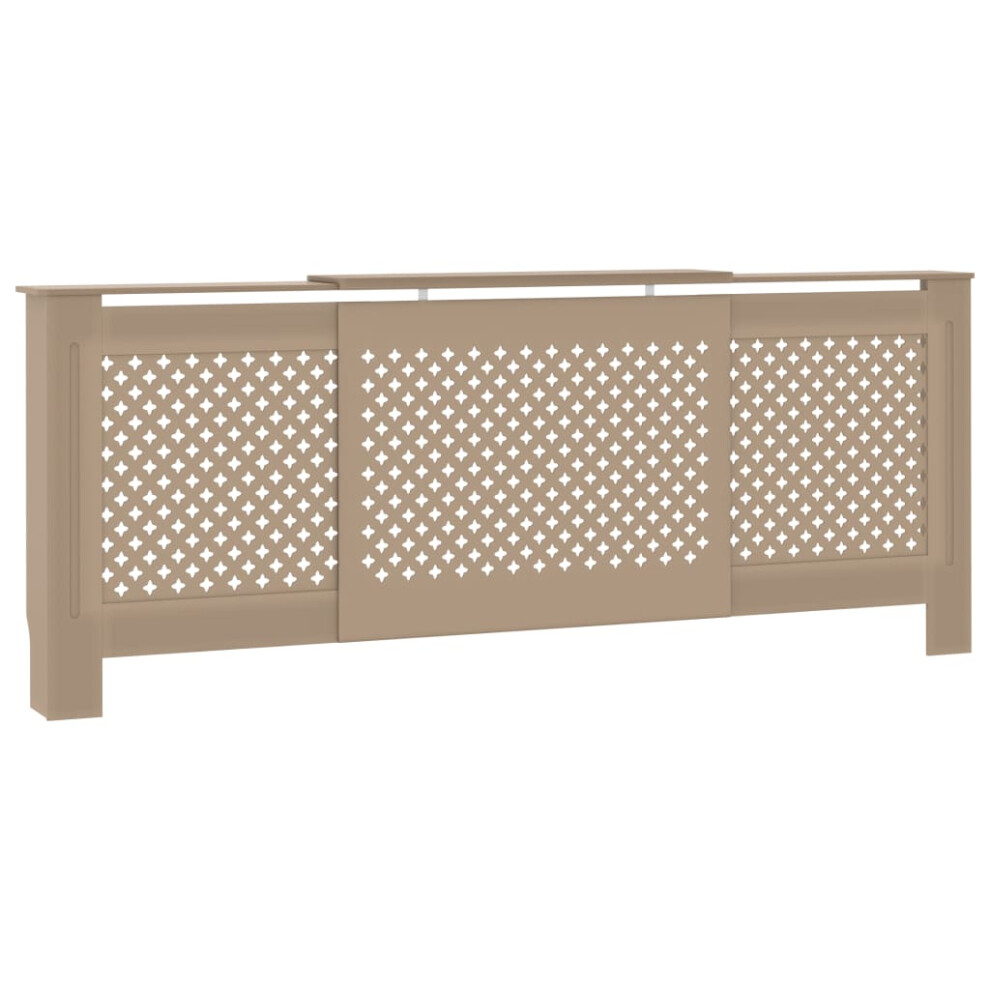Vidaxl Mdf Radiator Cover Indoor Grill Furniture Heating Cabinet Heater Shelf 8720286155035