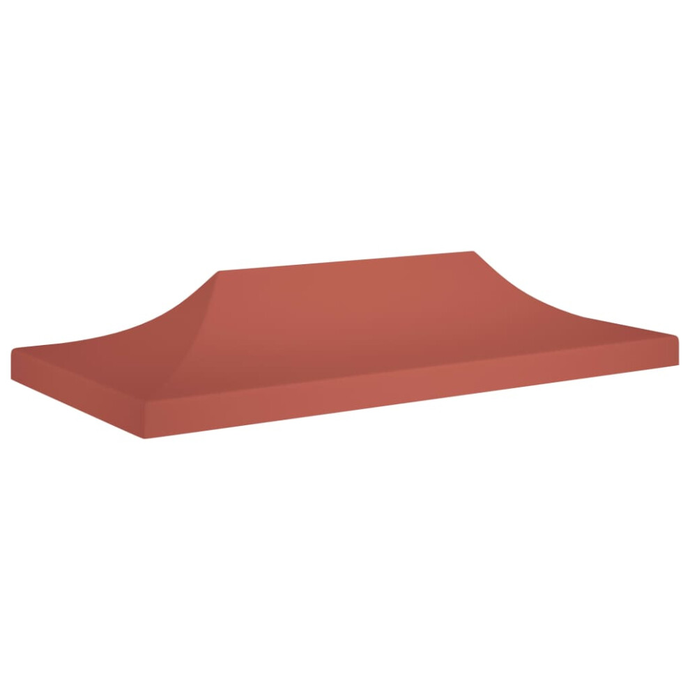 vidaXL Party Tent Roof 6x3 m Terracotta 270 g/mÂ² Replacement Gazebo Cover