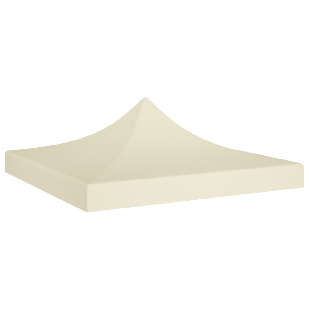 vidaXL Party Tent Roof 2x2 m Cream 270 g/mÂ² Replacement Canopy Gazebo Cover