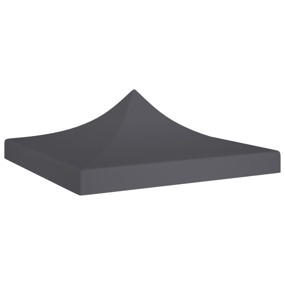 vidaXL Party Tent Roof 2x2 m Anthracite 270 g/m² Replacement Gazebo Cover
