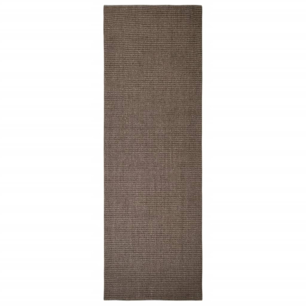 (brown, 66 x 200 cm) vidaXL Rug Home Indoor Area Rug Floor Mat Floor Carpet Runner Natural Sisal