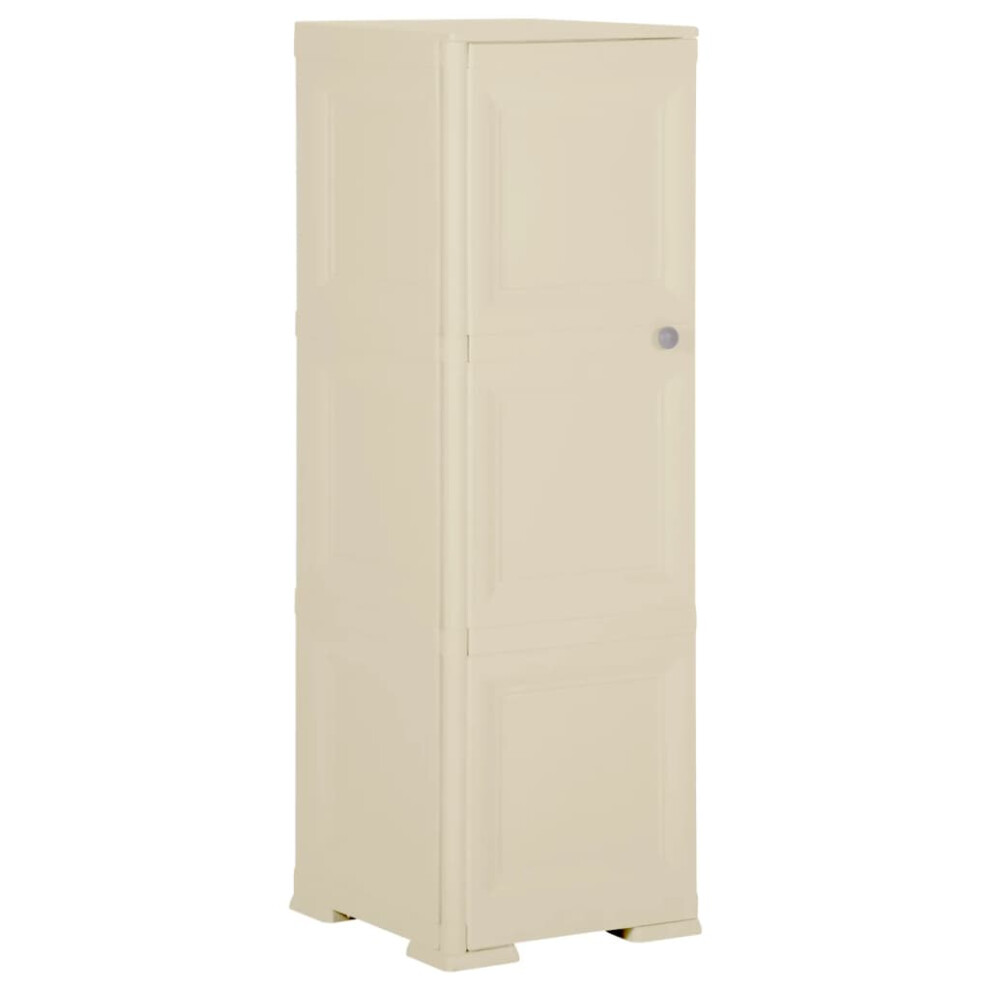 (white, 40 x 43 x 125 cm) vidaXL Plastic Cabinet Storage Cupboard Utility Storage Cabinet Wood Design