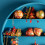 (Blue) Kashmiri Bird Wooden Decoration - Assorted 4