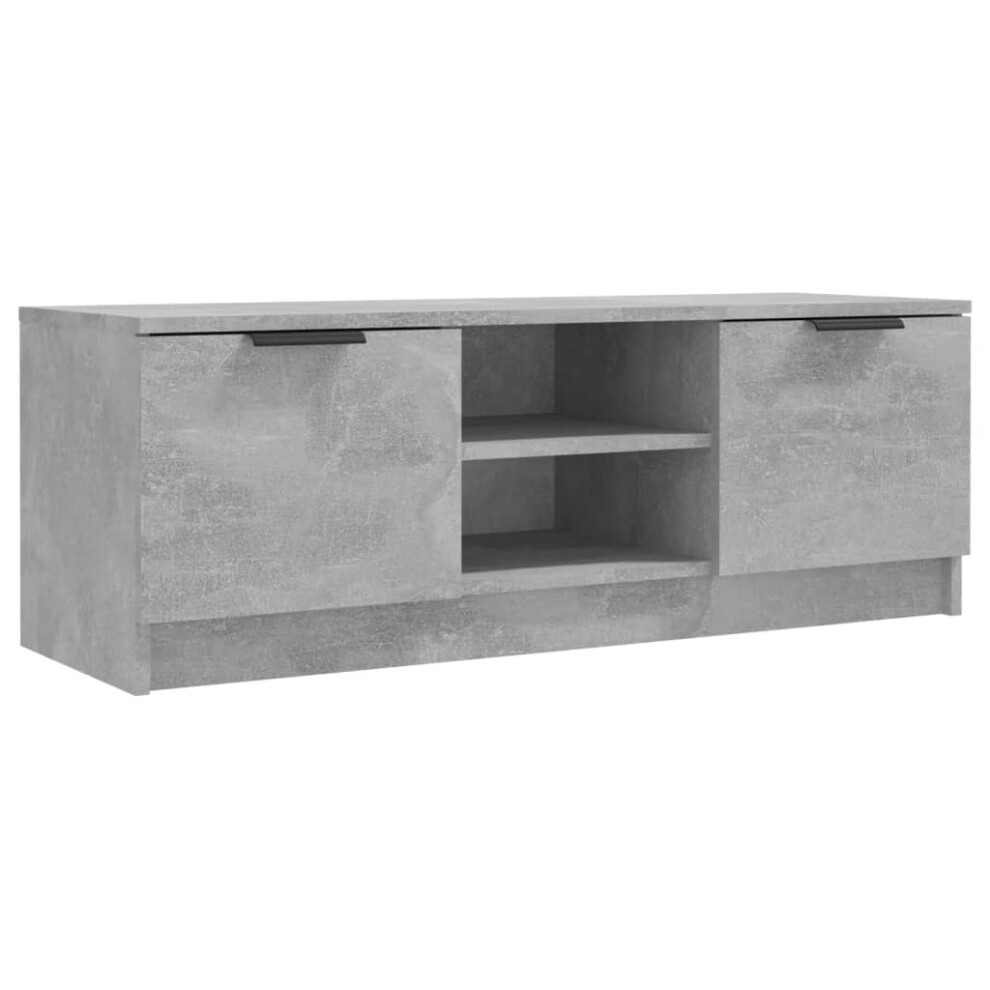 Vidaxl (Concrete ) Tv Cabinet Engineered Wood Sideboard Media Cabinet Tv Unit Hifi Cabinet Grey