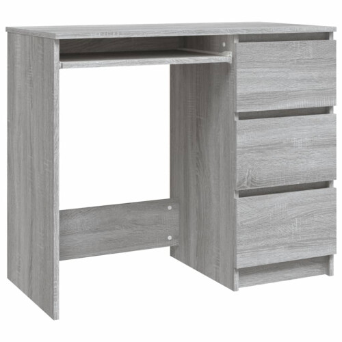 VidaXL (grey sonoma) vidaXL Desk Engineered Wood Computer Study Table Workstation Multi Colours