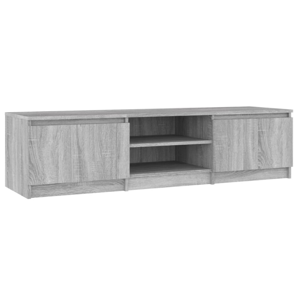 (Grey sonoma) vidaXL TV Cabinet Engineered Wood TV Unit Media Centre Stand Multi Colours