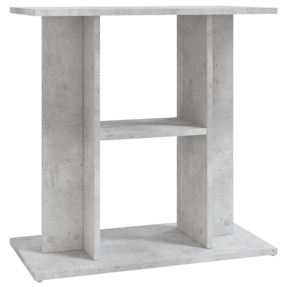Vidaxl (Concrete Grey, 60 X 30 X 60 Cm) Aquarium Stand Fish Tank Stand Cabinet Aquarium Base Engineered Wood