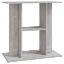 (grey sonoma, 60 x 30 x 60 cm) vidaXL Aquarium Stand Fish Tank Stand Cabinet Aquarium Base Engineered Wood
