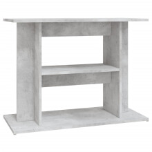 (concrete grey, 80 x 35 x 60 cm) vidaXL Aquarium Stand Fish Tank Stand Cabinet Aquarium Base Engineered Wood