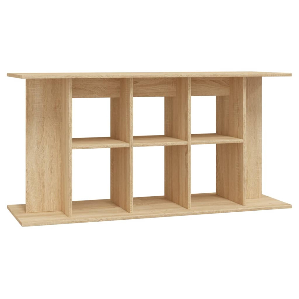 Vidaxl (Sonoma Oak, 120 X 40 X 60 Cm) Aquarium Stand Fish Tank Stand Cabinet Aquarium Base Engineered Wood