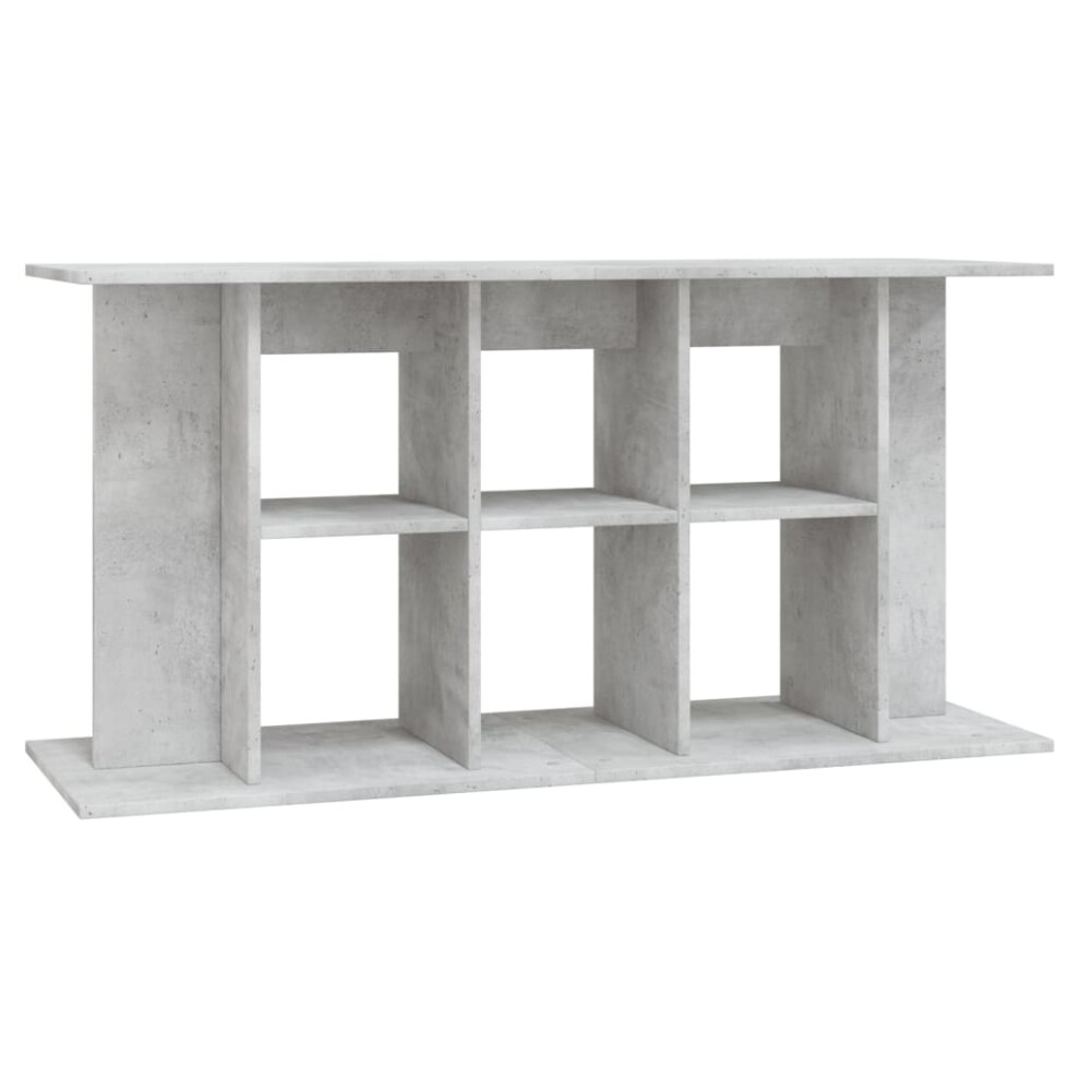 (concrete grey, 120 x 40 x 60 cm) vidaXL Aquarium Stand Fish Tank Stand Aquarium Base Sonoma Oak Engineered Wood