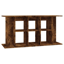 (smoked oak, 120 x 40 x 60 cm) vidaXL Aquarium Stand Fish Tank Stand Cabinet Aquarium Base Engineered Wood