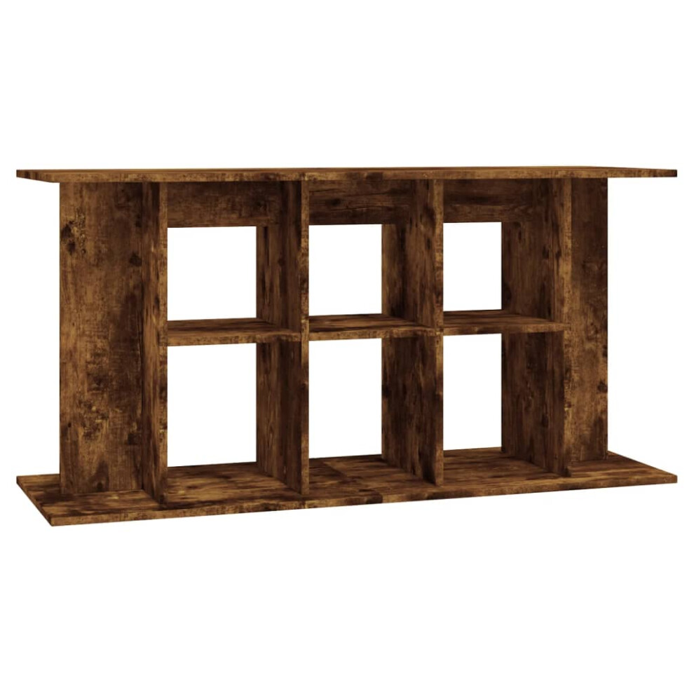 Vidaxl (Smoked Oak, 120 X 40 X 60 Cm) Aquarium Stand Fish Tank Stand Cabinet Aquarium Base Engineered Wood