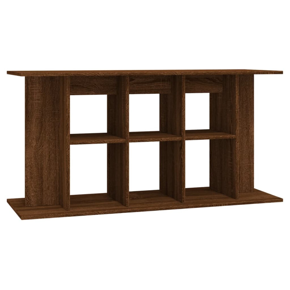 (brown oak, 120 x 40 x 60 cm) vidaXL Aquarium Stand Fish Tank Stand Aquarium Base Sonoma Oak Engineered Wood