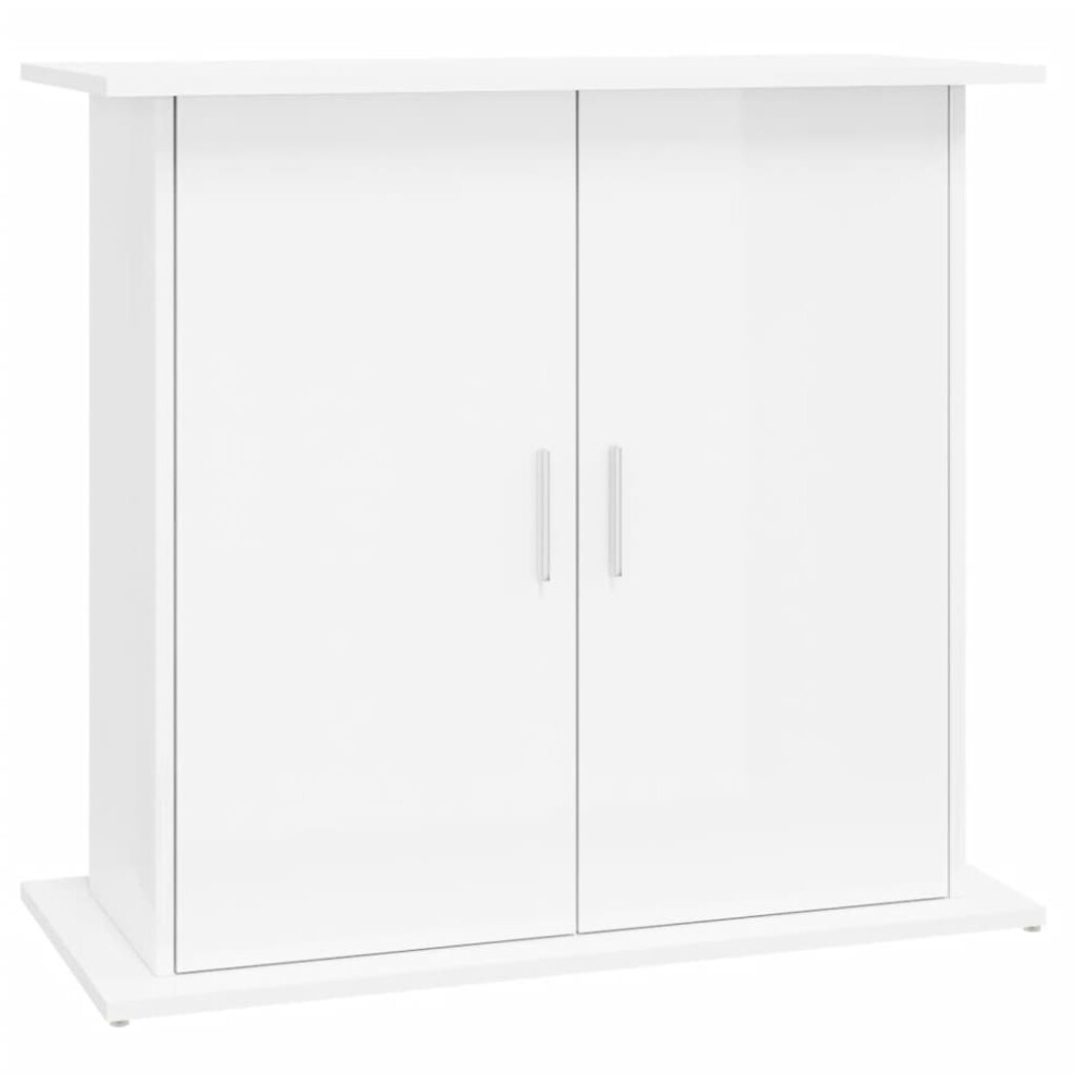 (high gloss white, 81 x 36 x 73 cm) vidaXL Aquarium Stand Fish Tank Stand Cabinet Aquarium Base Engineered Wood