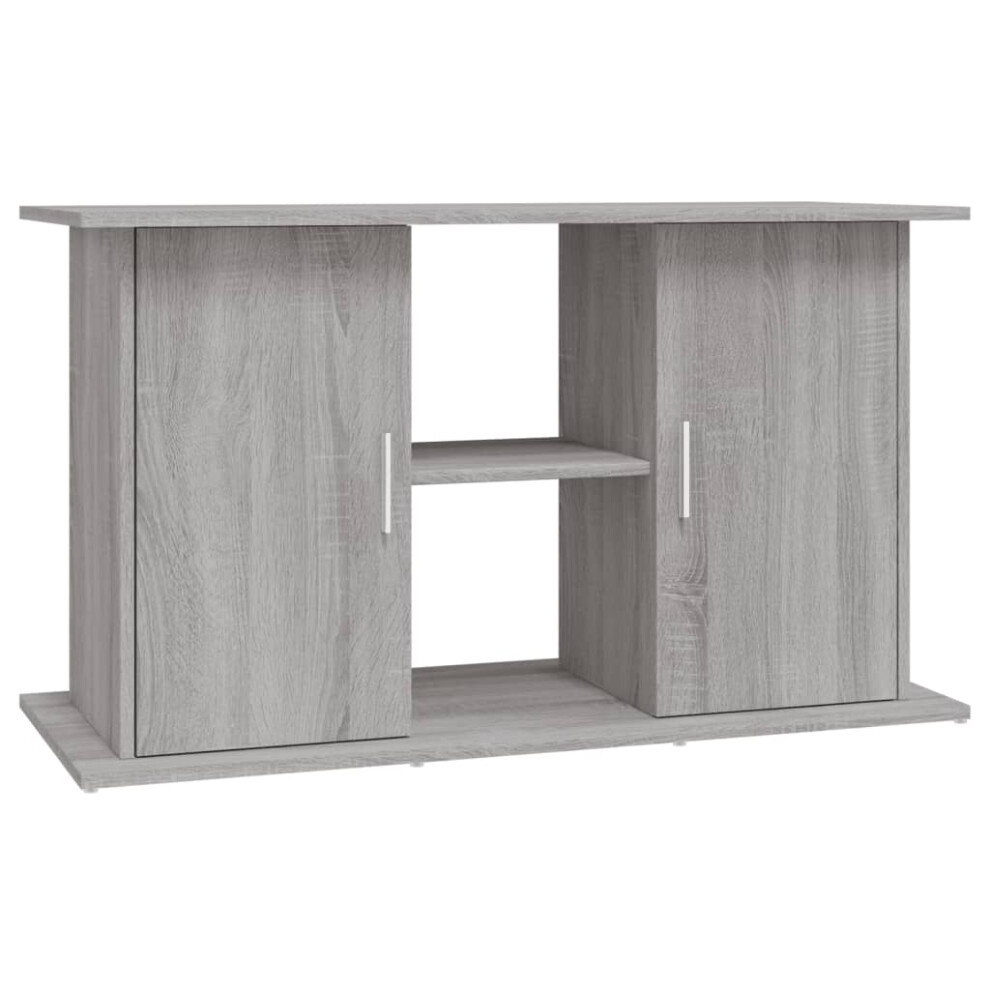 (grey sonoma, 101 x 41 x 58 cm) vidaXL Aquarium Stand Fish Tank Stand Cabinet Aquarium Base Engineered Wood