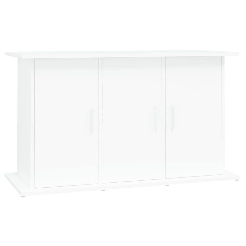 Vidaxl (White, 101 X 41 X 58 Cm) Aquarium Stand Fish Tank Cabinet Aquarium Cabinet Black Engineered Wood