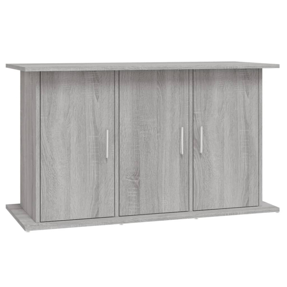 Vidaxl (Grey Sonoma, 101 X 41 X 58 Cm) Aquarium Stand Fish Tank Cabinet Aquarium Cabinet Black Engineered Wood