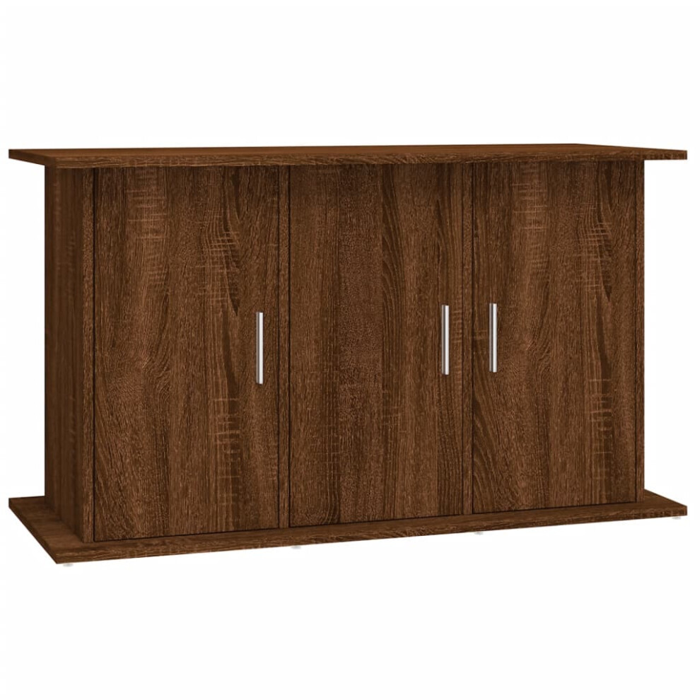 (brown oak, 101 x 41 x 58 cm) vidaXL Aquarium Stand Fish Tank Cabinet Aquarium Cabinet Black Engineered Wood