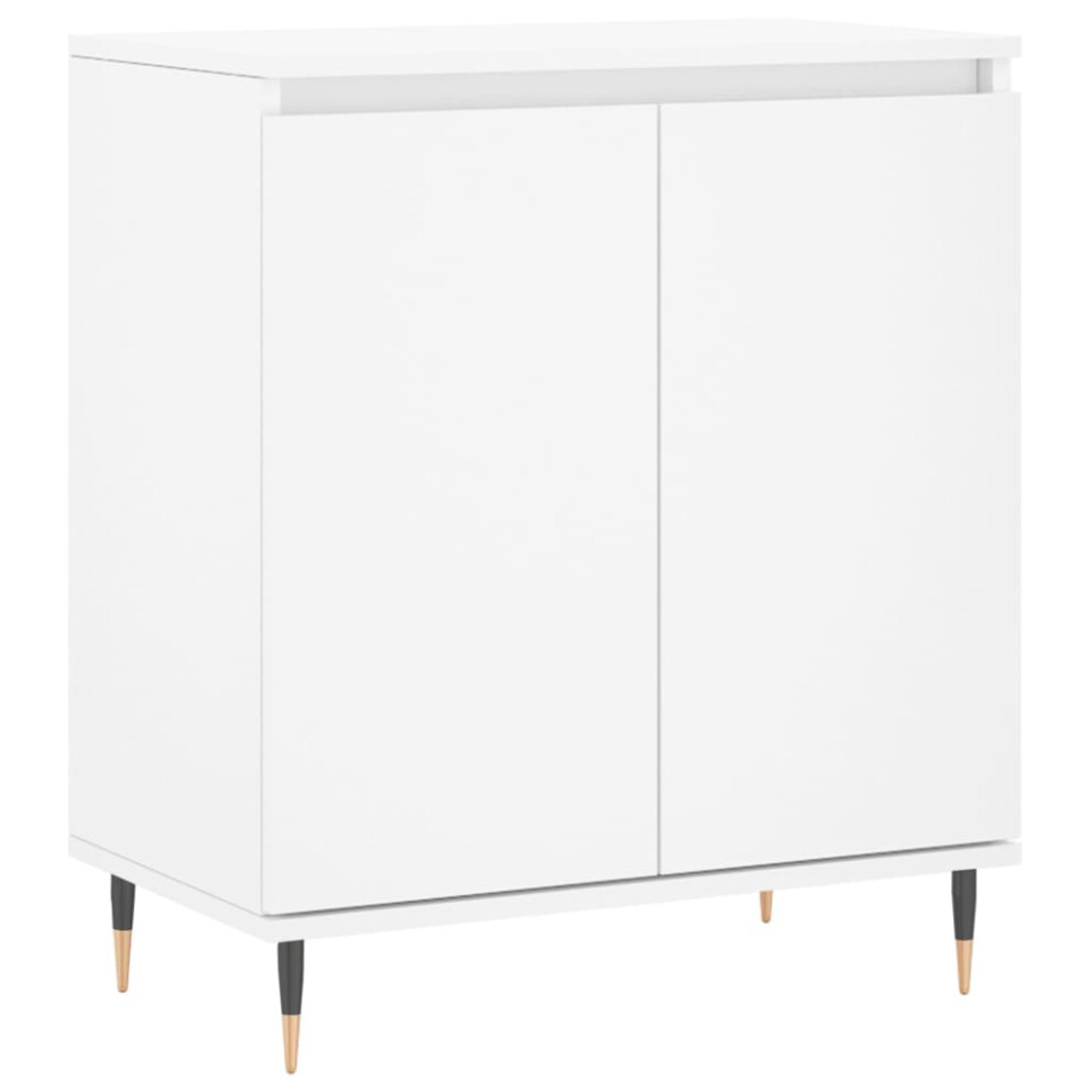 Vidaxl (White) Sideboard Kitchen Storage Cabinet Side Cabinet Cupboard Engineered Wood