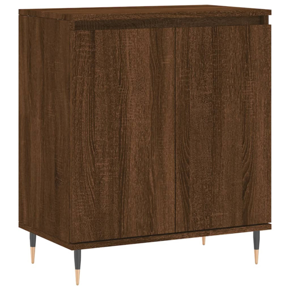 (brown oak) vidaXL Sideboard Kitchen Storage Cabinet Side Cabinet Cupboard Engineered Wood