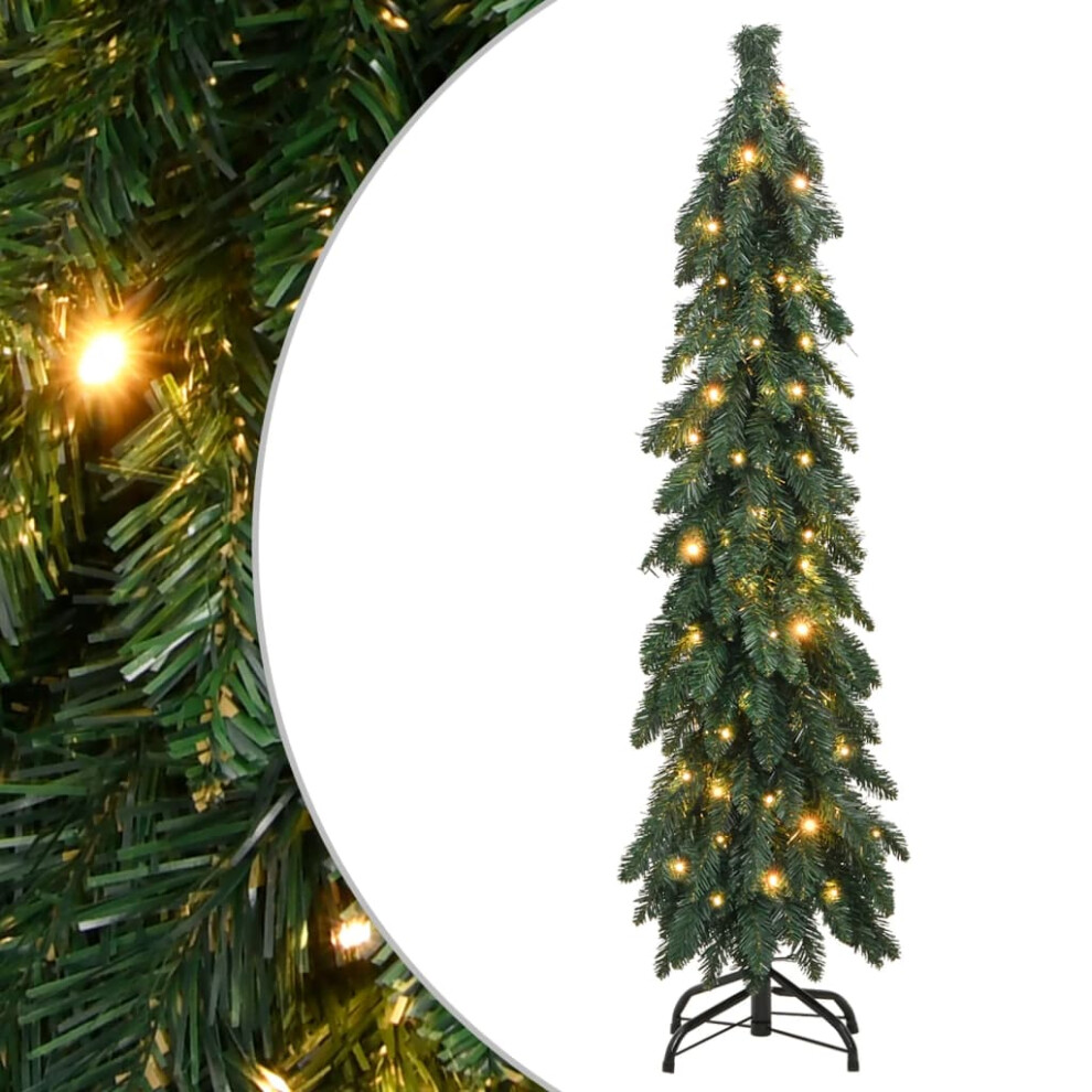 Vidaxl (Green, 120 Cm) Artificial Pre-Lit Christmas Tree With Leds Artificial Tree Decoration