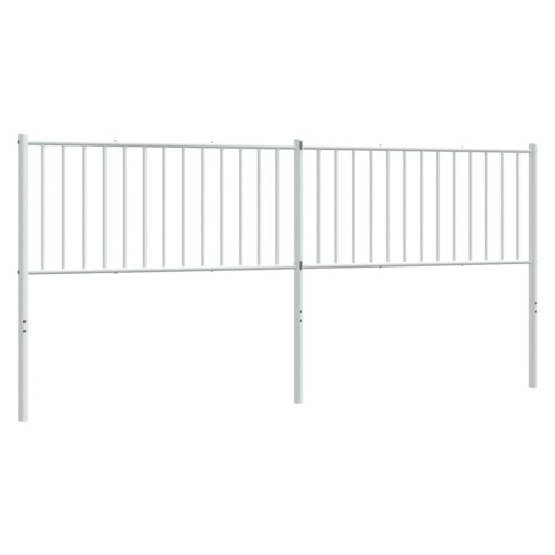 VidaXL vidaXL Ersatz-Kopfteil Metall Weiß 200 cm