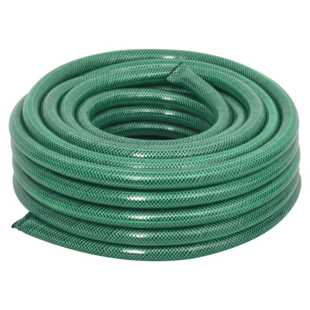 Vidaxl Garden Hose Pool Hose Pipe Reel Swimming Pool Water Hose Pvc Green