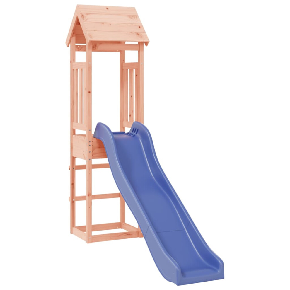 (solid douglas wood) vidaXL Playhouse Outdoor Garden Climbing Frame with Slide Solid Wood Pine