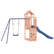 (solid douglas wood) vidaXL Outdoor Playset Wooden Playground Set Kids Swing Set Solid Wood