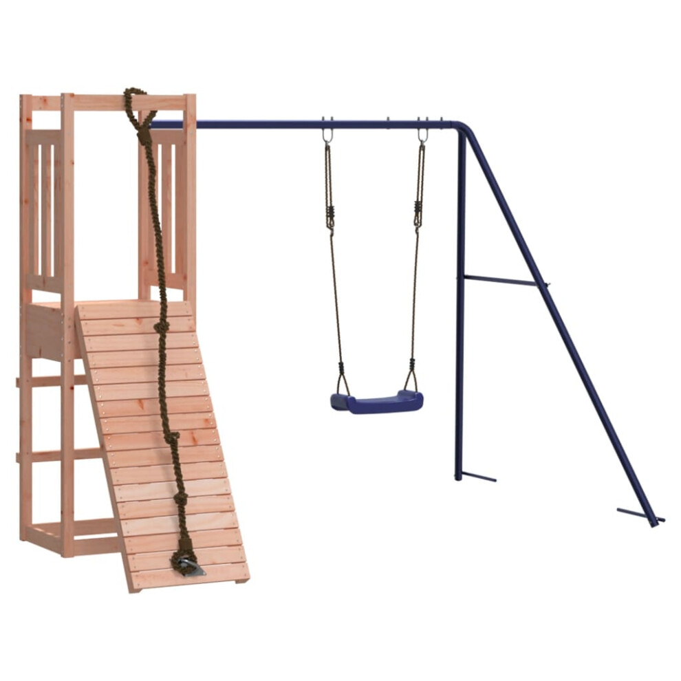 (solid Douglas wood) vidaXL Outdoor Playset Wooden Playground Set Swing Set Impregnated Wood Pine