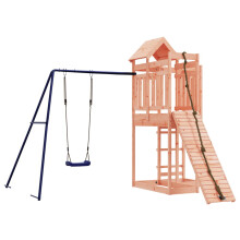 (solid douglas wood) vidaXL Outdoor Playset Playhouse Play Tower Playground Set Solid Wood Douglas