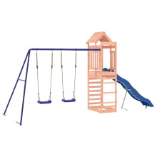 (solid douglas wood) vidaXL Outdoor Playset Garden Playhouse Playground Set Impregnated Wood Pine