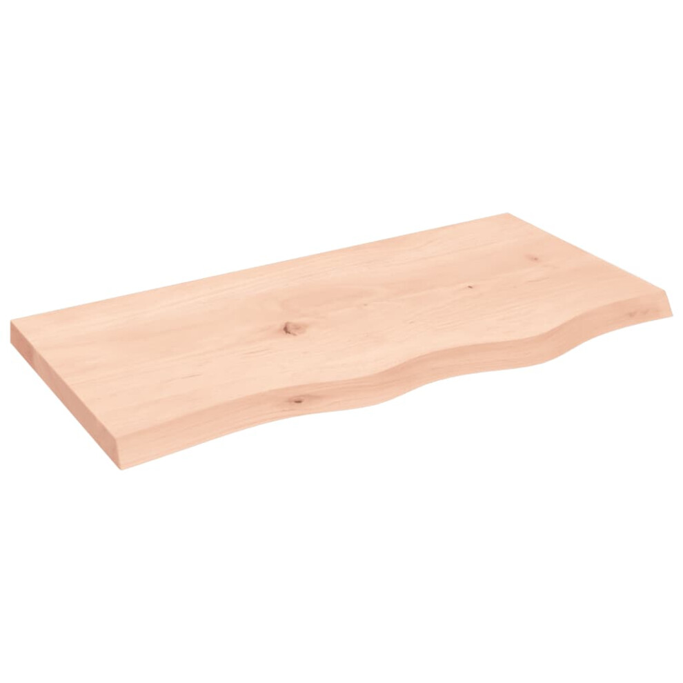Vidaxl (Brown, 80 X 40 X 4 Cm) Wall Shelf Wooden Floating Shelf Display Shelf Treated Solid Wood Oak