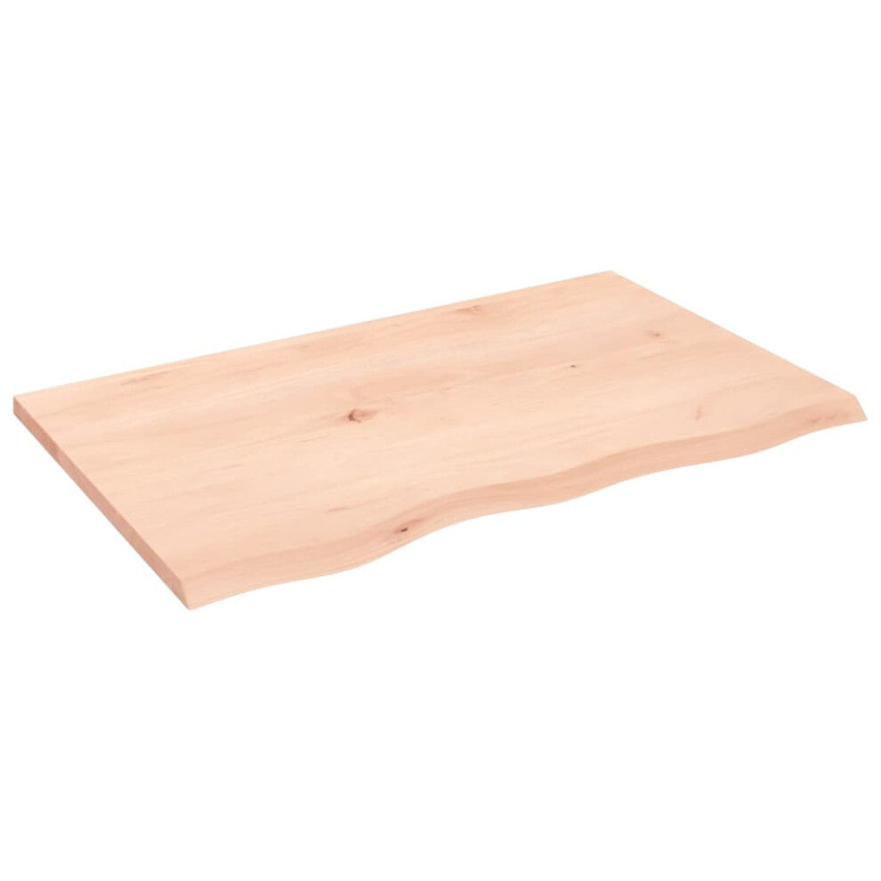 Vidaxl (Brown, 80 X 50 X 2 Cm) Wall Shelf Wooden Floating Shelf Display Shelf Treated Solid Wood Oak