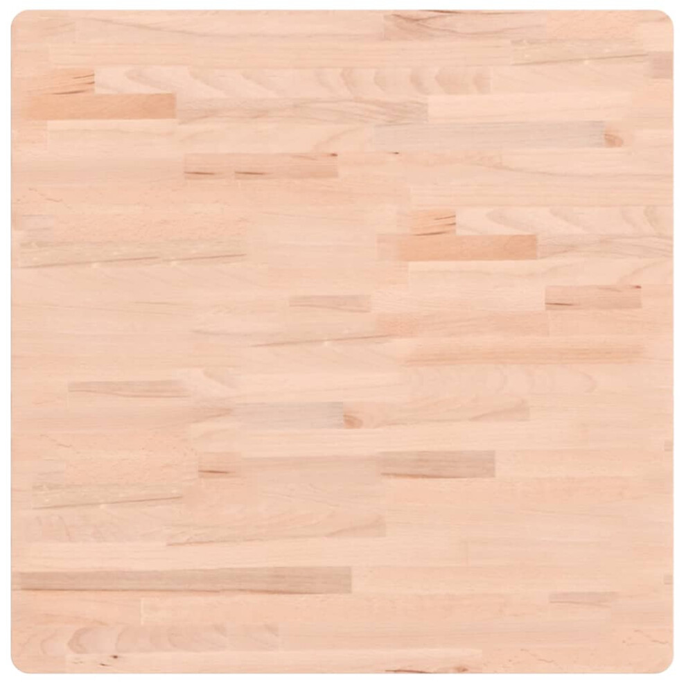 Vidaxl (Light Brown, 70 X 70 X 2.5 Cm) Table Top Wooden Replacement Desk Top Dining Table Top Solid Wood Beech