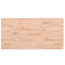(natural, 100 x 50 x 2.5 cm) vidaXL Bathroom Countertop Vanity Top Wash Basin Worktop Solid Wood Beech