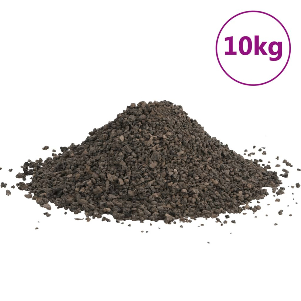 (3-5 mm (10 kg)) vidaXL Basalt Gravel Aquarium Gravel Chippings Stone Aquarium Sand 25 kg Black